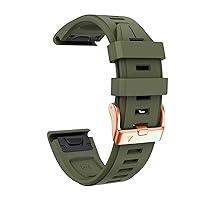 20MM Silicone Quick Release Watchband Strap For Garmin Fenix 7S 6S Pro Watch Easyfit Wrist Band Strap For Fenix 5S 5S Plus Watch