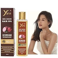 Yana Red Onion & Black Seed Hair Oil For Long Hair Men And Women, By Korean Technology