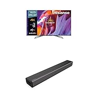 Hisense 65-Inch Class H9 Quantum Series Android 4K ULED Smart TV with Hand-Free Voice Control (65H9G, 2020 Model) 2.1 Channel Sound Bar Home Theater System with Bluetooth (Model HS214)
