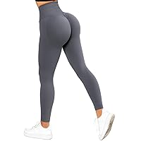 SUUKSESS Women Scrunch Butt Lifting Seamless Leggings Booty High Waisted Workout Yoga Pants