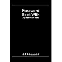 Password Book With Alphabetical Tabs: Damn I Can't Remember Internet Address & Password | I Forgot to Remember Discreet Internet Password Log Book (6 x 9 Inches, 120 Pages))