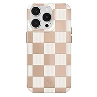 Velvet Caviar for iPhone 14 PRO Case Checkered Checkerboard - Compatible with MagSafe [10ft Drop Tested]