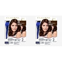 Root Touch-Up by Nice'n Easy Permanent Hair Dye, 4G Dark Golden Brown Hair Color, Pack of 4