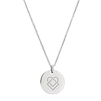 LIEBESKIND LJ-0074-N-45 Women's Necklace with Pendant Matte Stainless Steel 45 cm