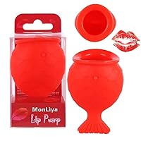 Lips Enhancer Plumper Device Lips Silicone Fish Shape Natural Pout Mouth Tool Sexy Lip Mouth