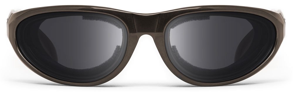 7eye by Panoptx Diablo | Wind Blocking Sunglasses - Charcoal, Gray Lenses, One Size