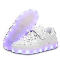 LED Light up Shoes Kids Low LED Sneakers USB Rechargeable Glowing Luminous for Boys Girls Toddler Child