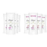 Dove Antiperspirant Deodorant Stick No White Marks on 100 Colors Clear Finish 48-Hour Sweat & Antiperspirant Deodorant Stick Beauty Finish, 4 Count for Women