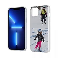 Personalized Multiple Pictures/Text Customized Gift Custom Phone Case for iPhone (iphone13, Transparent Border Mobile Phone case)