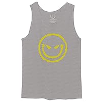 Funny Cool Graphic Evil Smile Workout trainig Gym Fitness Men's Tank Top
