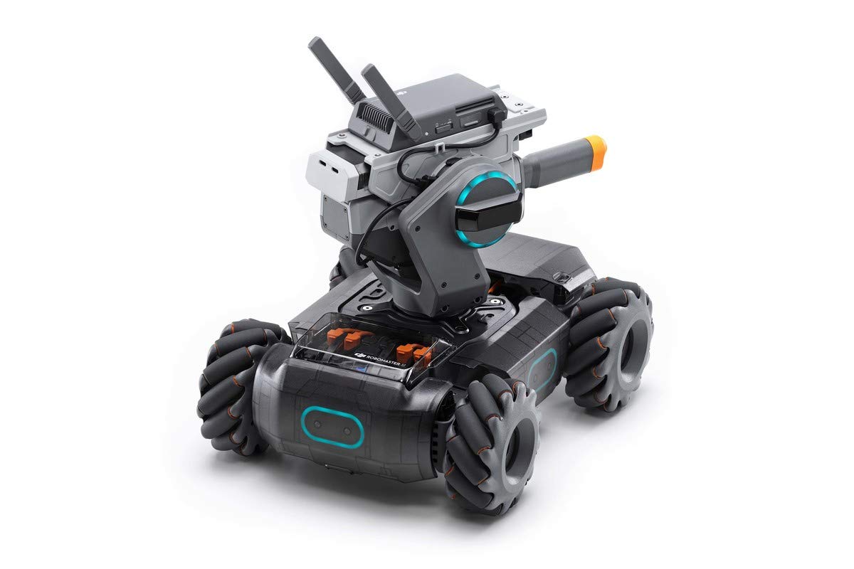 DJI RoboMaster S1 - Educational Robot STEM Programmable Science Learning Mini Car Remote Control Intelligent AI Scratch Python Coding 5MP 1/4