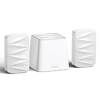 Meshforce M3 Mesh WiFi System, Up to 4,500 Sq.ft Coverage, AC1200 Gigabit Routers for Wireless Internet, Mesh WiFi Router Replacement, App Control, Guest Network and Parental Control(White)