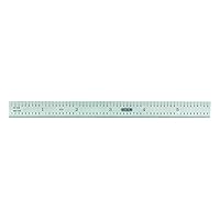 General Tools Flexible 6-Inch Straight Edge Ruler #616, Stainless Steel - 4 Graduations – 1/32 inch, 1/64 inch On One Side, 1/10”, 1/100” On The Other Side