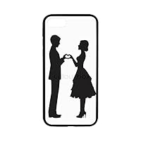iPhone 6 6S iPhone 7 Case (4.7inch) Full Printing Slim-Fit Ultra-Thin Anti-Scratch Shock Proof Dust Proof Anti-Finger Print Case for iPhone 6 7 plus (5.5inch) Couple dancing illustration (7plus)