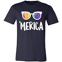 Gay Pride Flag Sunglasses T Shirt Merica' 4th of July LGBT - LGBT Pride Shirt