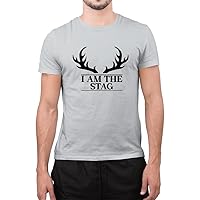 Stag Do Accessories Customised Essential T-Shirt for Men I Am The Stag Funny Night Wedding Outfit Novelty Tshirt
