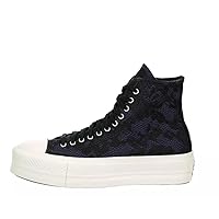 Converse Unisex Chuck Taylor All Star High Top Canvas Sneaker - Lace up Closure Style - Navy 6