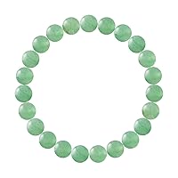 Nàgàrjuna – Aventurine Bracelet – High Resistance Elastic – Diameter of Gems 8 mm – Jewellery for Men and Women