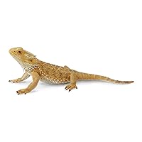 CollectA Bearded Dragon Lizard Toy Figure - Authentic Hand Painted Model , Tan , 1.6 inch