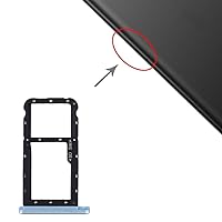 Repair Replacement Parts SIM Card Tray + Micro SD Card Tray for Huawei Honor Pad 5 10.1 AGS2-AL00HN Parts (Color : Blue)