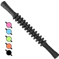 Professional Muscle Roller Stick For Release Sore Muscle, 2019 Leg Gym Hand Muscle Rollers(Black)