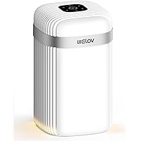 WELOV Air Purifiers for Bedroom: H13 True HEPA Air Purifiers for Pets Allergies Asthma, Air Cleaner for Nursery Removal to 0.1 Microns, 23db Quiet, Night Light, Removes Pet Dander Pollen Smoke Dust