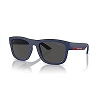 Prada Linea Rossa PS 01ZS Blue/Dark Grey 56/21/145 men Sunglasses