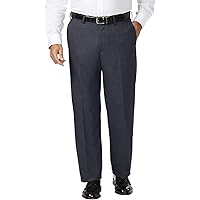 J.M. Haggar Men's Classic Fit Flat Front Dress Pant-Regular and Big & Tall Sizes