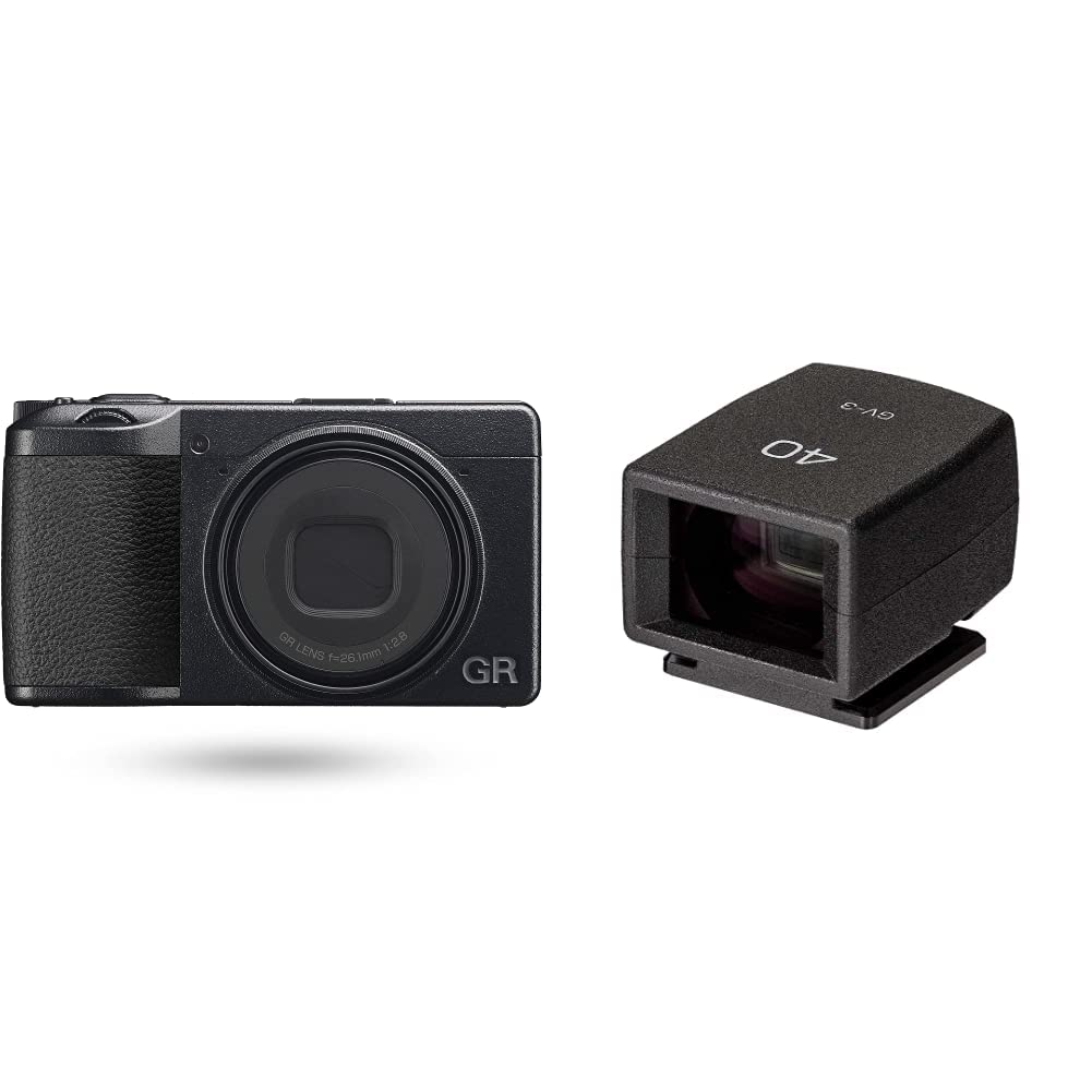 Ricoh GR IIIx with External Mini Finder.