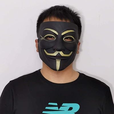 Junyulim Anonymous Vendetta Hacker Mask Guy Fawkes Game Master