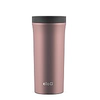 Ello Arabica 14oz Vacuum Insulated Stainless Steel Powder Coat Coffee Travel Mug with Leak-Proof Slider Lid, Keeps Hot for 5 Hours, Perfect for Coffee or Tea, BPA-Free Tumbler