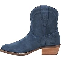 Dingo Womens Tumbleweed Roper Round Toe Casual Boots Ankle Low Heel 1-2