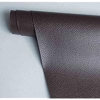 Large Leather Repair Patch, (1 Roll) Leather Repair Tape Self-Adhesive Patches Kit for Couches Car Seats Furniture Sofa Vinyl Chairs Jackets Shoes Bags (Dark Brown,19x50 inch)