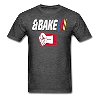Shake and Bake Couples Unisex T-Shirt, Bake Heather Black