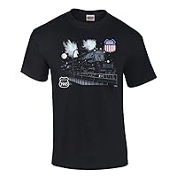 Union Pacific Challenger 3985 at Night Railroad T-Shirt [3985]
