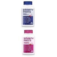 SmartyPants Mens and Womens Bundle Multivitamin Bundle: (1) Mens Multivitamin Multivitamins and (1) Womens Multivitamin Multivitamins