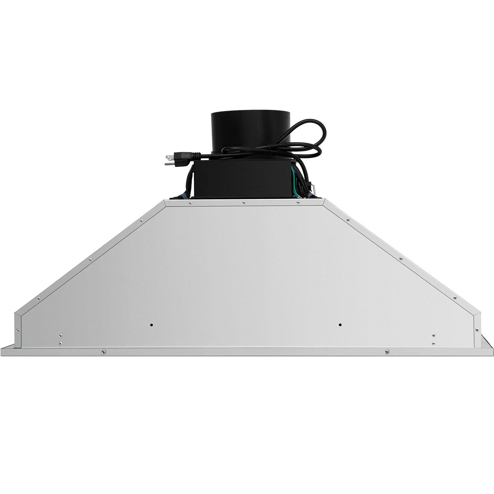 VEVOR Insert Range Hood, 900CFM 4-Speed, 36 Inch Stainless Steel Built-in Kitchen Vent with Touch & Remote Control LED Lights Baffle Filters, Ducted/Ductless Convertible, ETL Listed