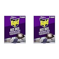 Bed Bug Detector and Trap, for Indoor Use, 4 Count (Pack of 2)