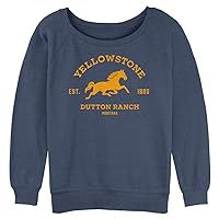 Yellowstone Women's Dutton Ranch Slouchy French Terry Pullover