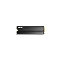Lexar 2TB NM790 SSD with Heatsink PCIe Gen4 NVMe M.2 2280 Internal Solid State Drive, Up to 7400/6500 MB/s Read/Write, Compatible with PS5, for Gamers and Creators, Black (LNM790X002T-RN9NU)