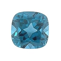Lab Grown London Blue Topaz Spinel - Cushion Cut - AAA - Finest German Cut Gemstones from 7mm - 10mm