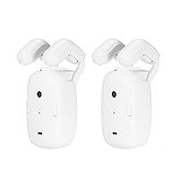 ERYUE 2pcs Smart Curtain Motor BT Voice Control Switch Electric Curtain Robot APP Control Timer Setup Home Compatible for Roman Rod