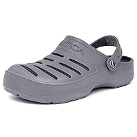 Nautica Men's Clogs - Athletic Sports Sandal - Slip-On with Adjustable Back Strap - (Water Shoes/Fuzzy Slippers) River Edge