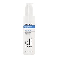 e.l.f. SKIN Pure Skin Cleanser, Non-Foaming Creamy & Gentle Daily Face Wash, Removes Dirt, Oil & Impurities Without Irritation