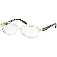 Michael Kors SADIE IV MK4025-3086 Eyeglasses Champagne Black Frame 51mm w/Clear Demo Lens