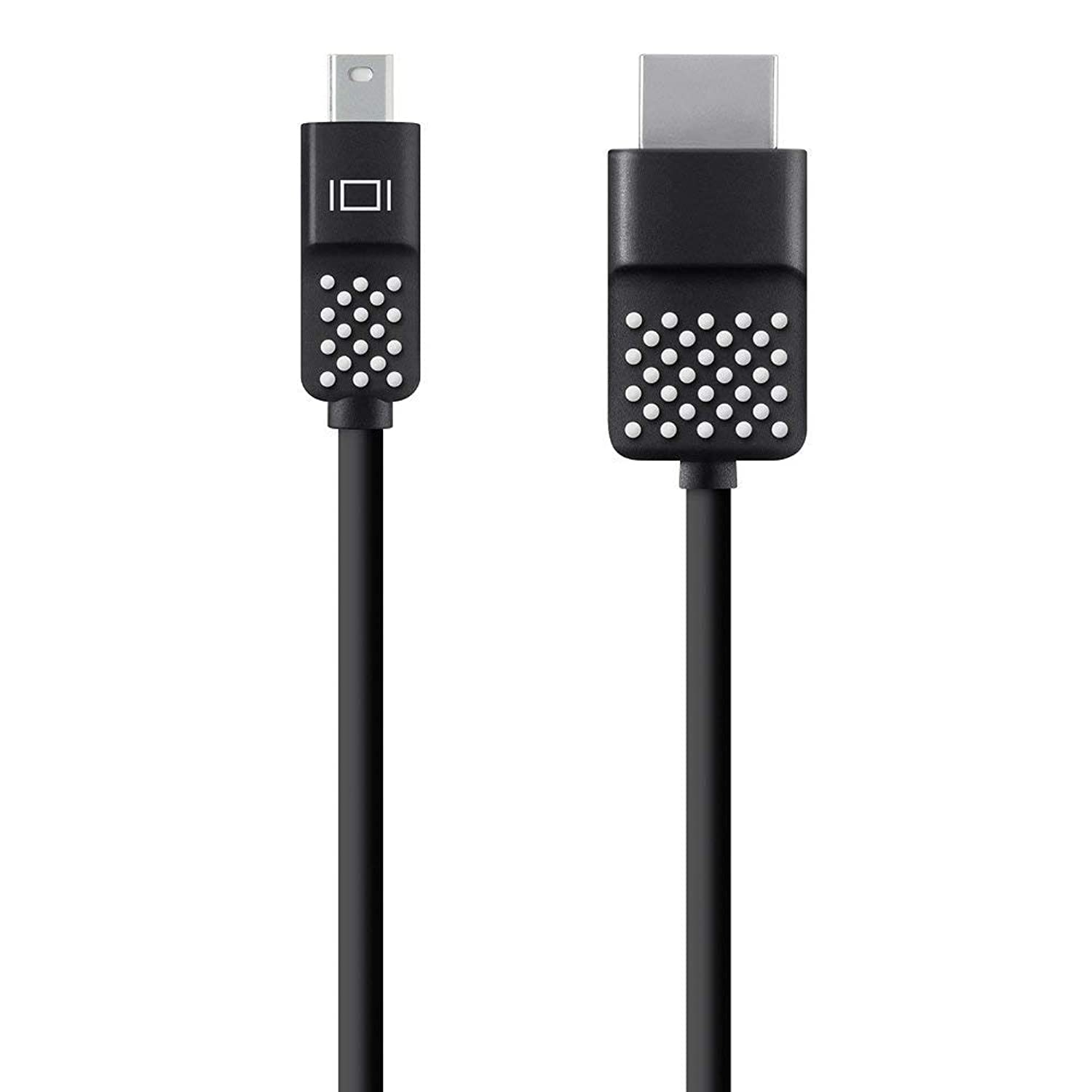 Belkin Mini Displayport To HDMI Cable 6ft - Compatible With 4k Monitors - HDMI to Displayport Cable - DP To HDMI Cable - Connect TV & Monitors to MacBook Pro, Surface Pro & More (Black/White)