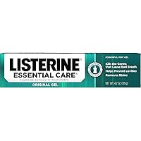 Listerine Essential Care Toothpaste Gel 4.20 oz (Pack of 4)