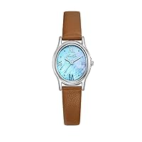 Gem Watch in Brown Leather Band. 24mm