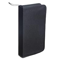 80 Capacity Heavy Duty CD/DVD Wallet Binder, Storage, Case, Bag, Holder, Booklet (Black) Useful and Professional