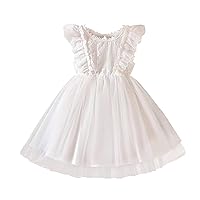 Plain Baby Dress Sleeve Solid Tulle Dress Princess Dress Dance Party Dresses Clothes Floor Length Flower Girl Dress